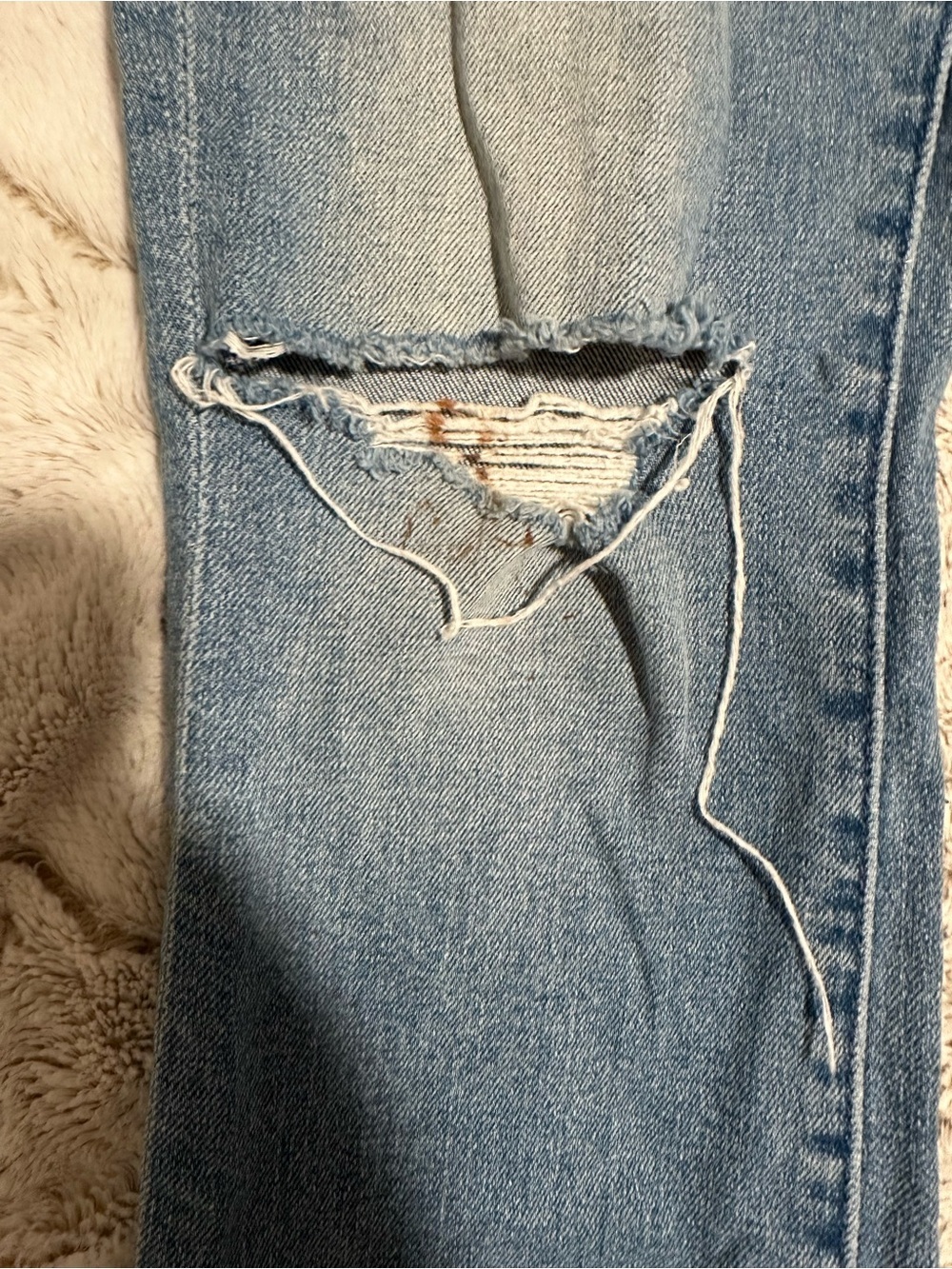 MOTHER The Hustler Ankle Fray Thrilling Shots Distressed Raw Hem Jeans - Picture 15 of 16